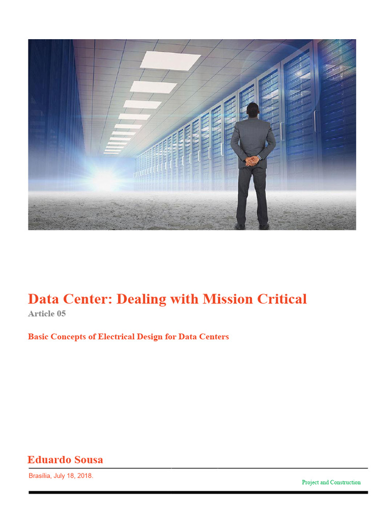 Electrical Design for Data Centers | PDF | Electrical Engineering ...