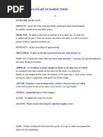 Basic Nautical Navigation Terms Explained | PDF | Navigation | Ships