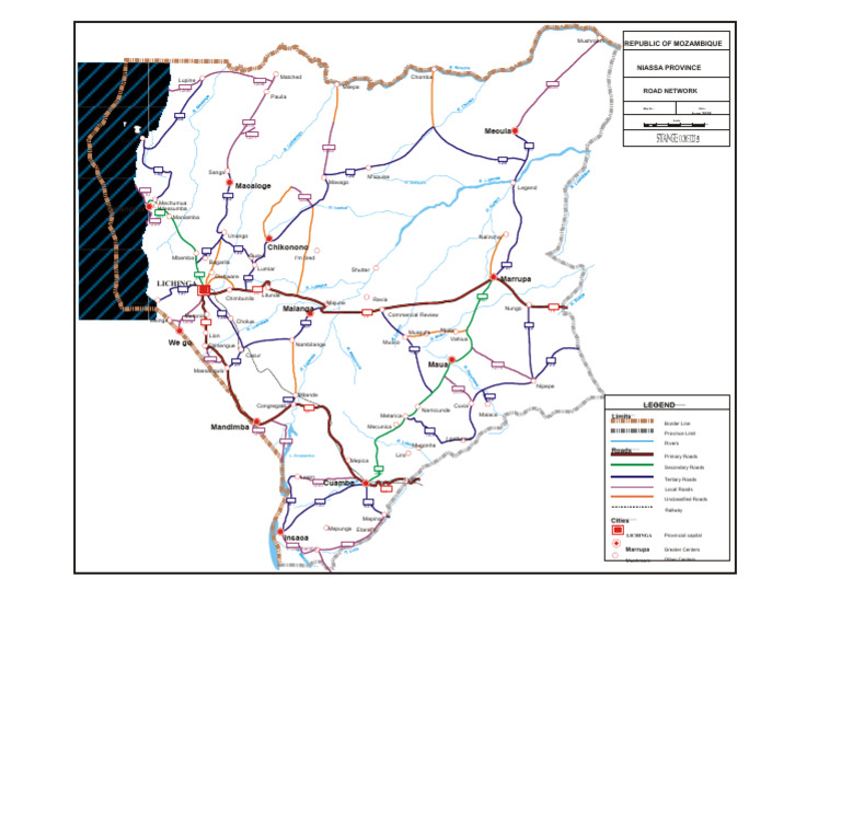 Niassa Province Road Network Map | PDF