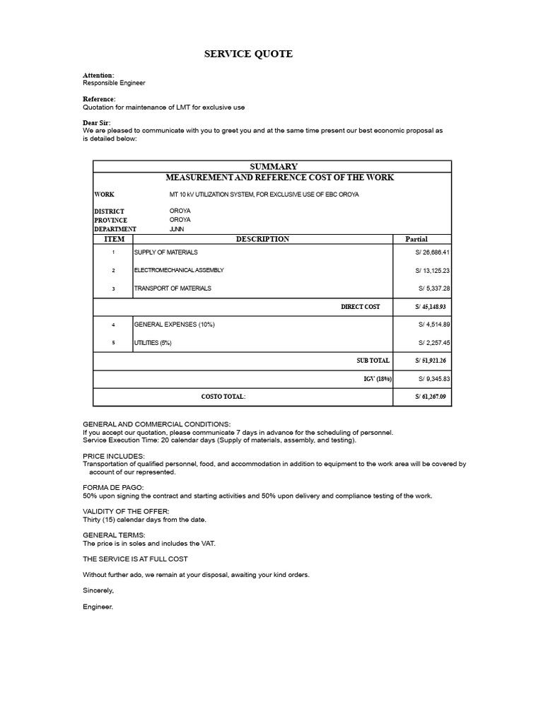 10 kV Electrical Network Maintenance Quote | PDF | Insulator ...