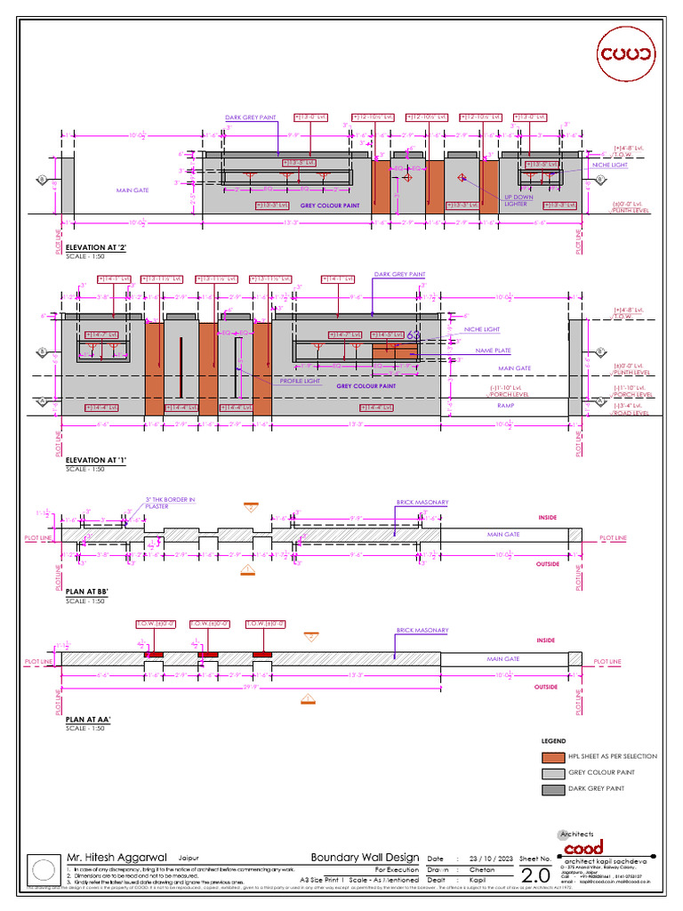 Architectural Elevation and Plan Details | PDF