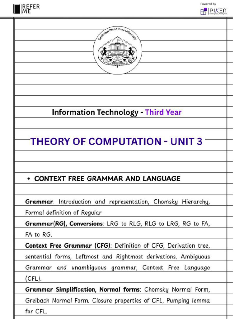 Te It Toc Unit 3 | PDF