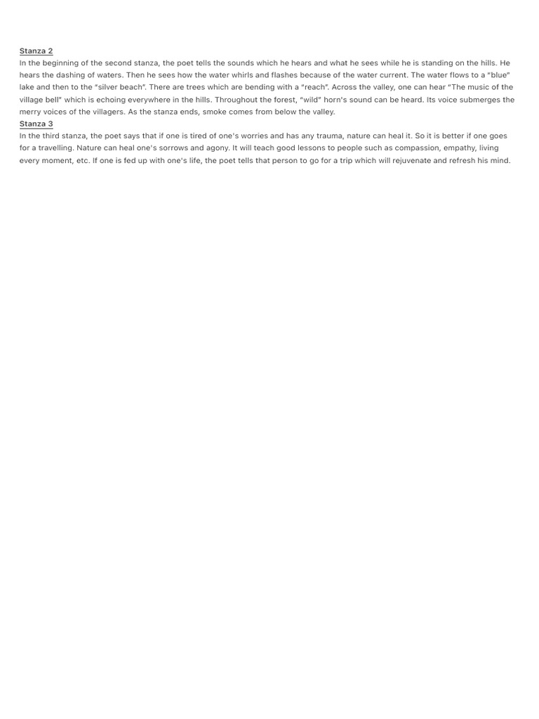 Stanza 2 | PDF