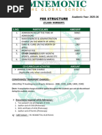 Fee Structure 2023-24 Overview | PDF | Tax Refund | Fee