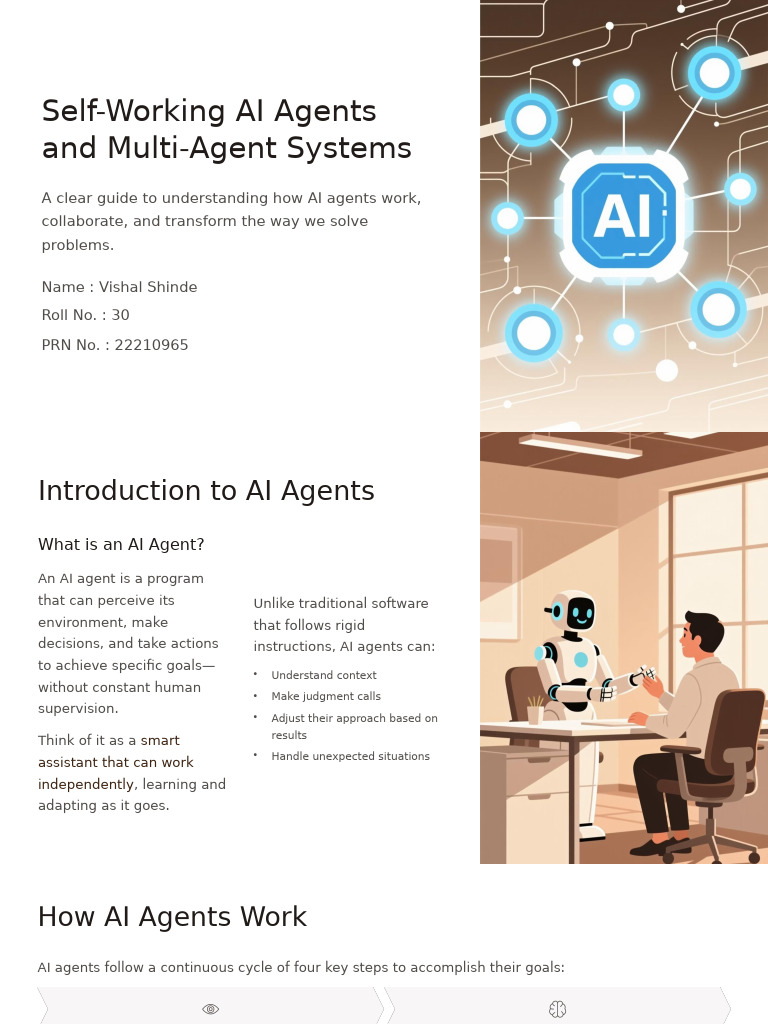 Understanding AI Agents and Systems | PDF | Artificial Intelligence ...