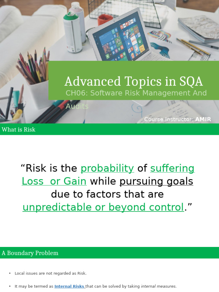 Software Risk Management Strategies | PDF | Risk | Audit