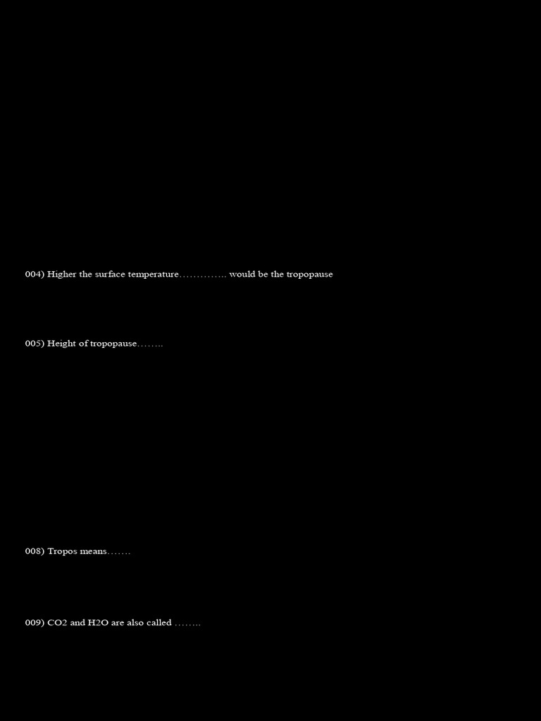 Meteorology | PDF | Troposphere | Atmosphere Of Earth