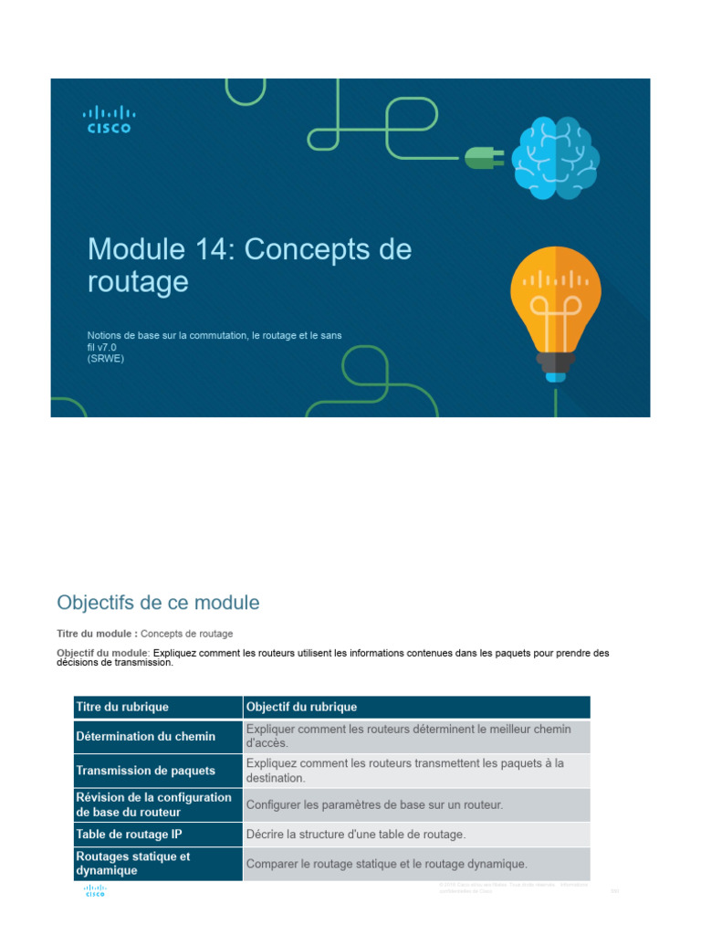 Concepts clés du routage IP et tables | PDF | Adresse IP | Routage