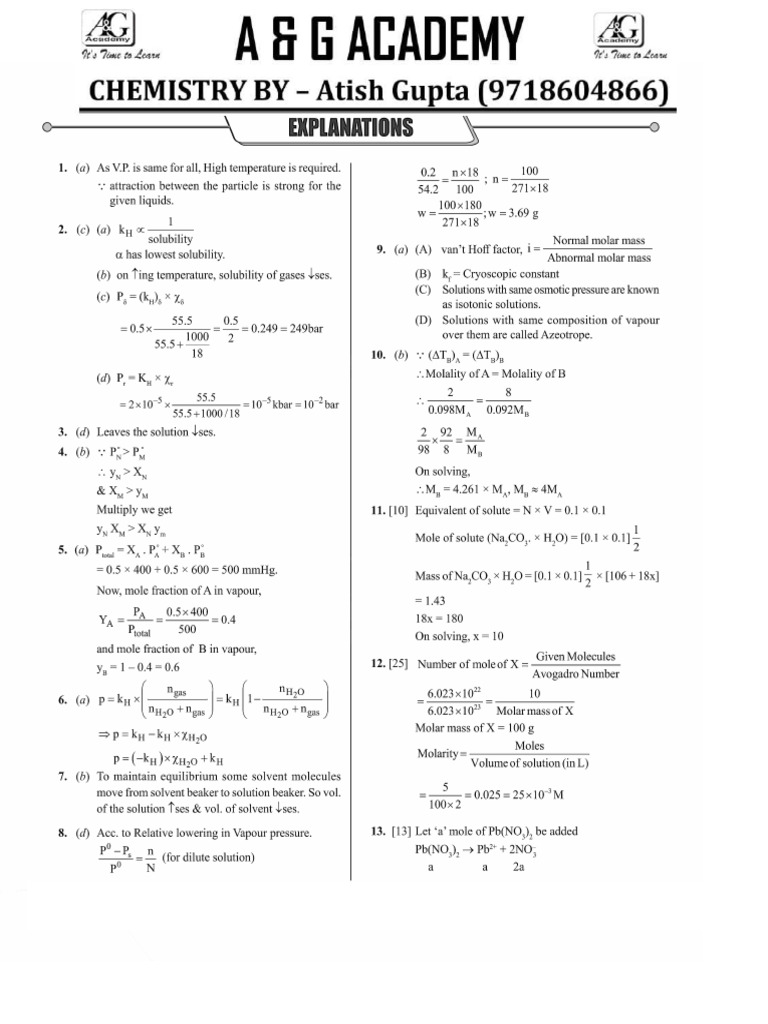 Solution (Explanation) | PDF