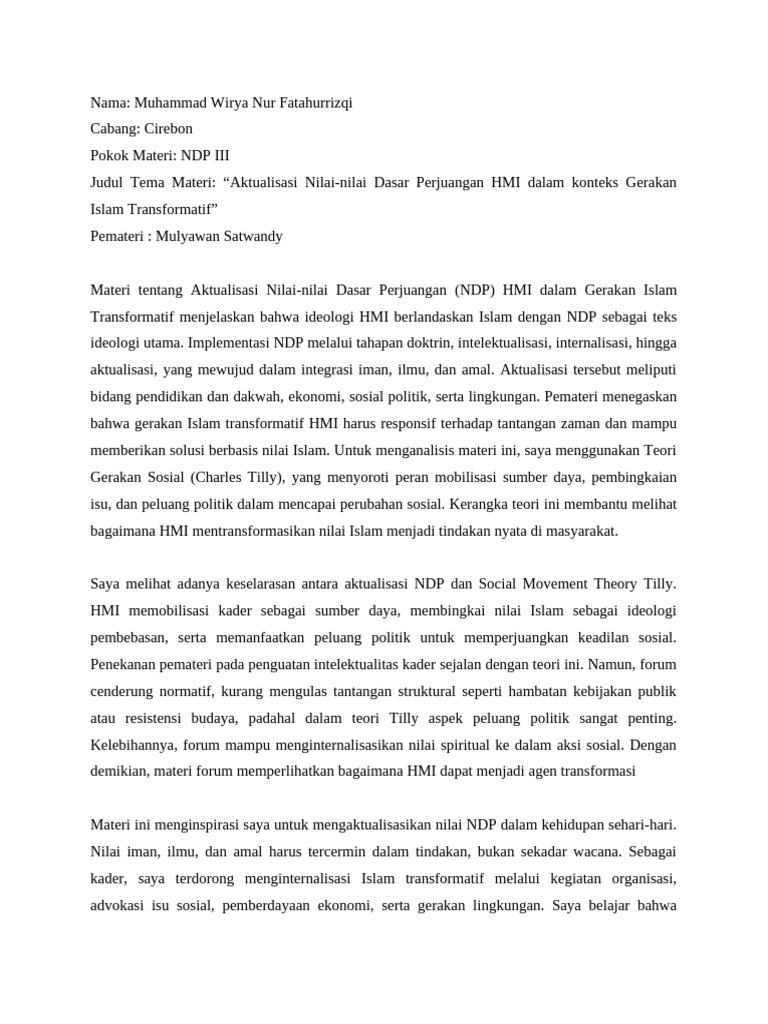 NDP 3 | PDF