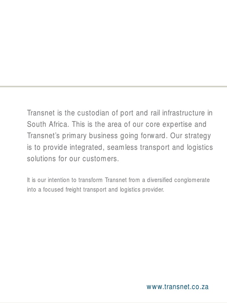 Transnet Annual Report 2003 - 2004 | PDF | Corporate Governance ...