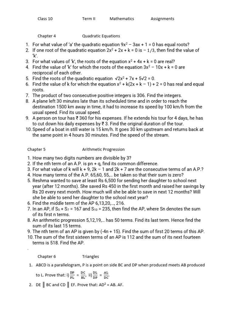 Term 2 Assignments | PDF | Circle | Angle
