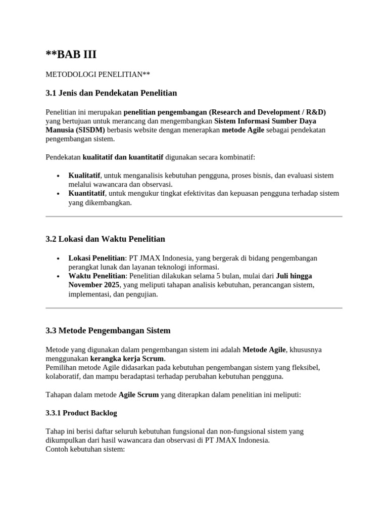 BAB III | PDF