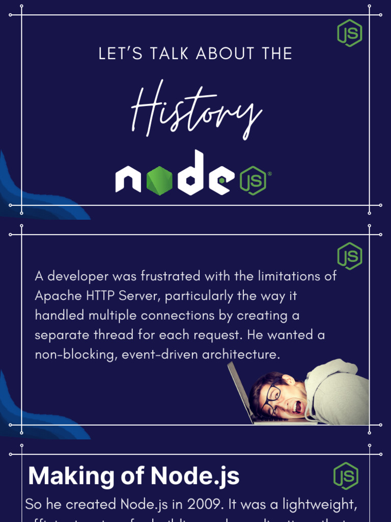 (Introduction To Backend and Nodejs) A Brief History of | PDF | Java ...