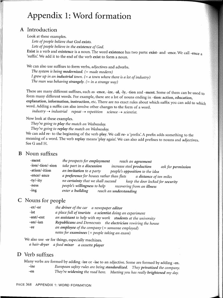 Appendix-26 Suffix Prefix | PDF