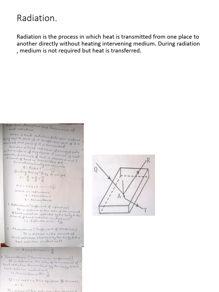 Understanding Radiation and Heat Transfer | PDF