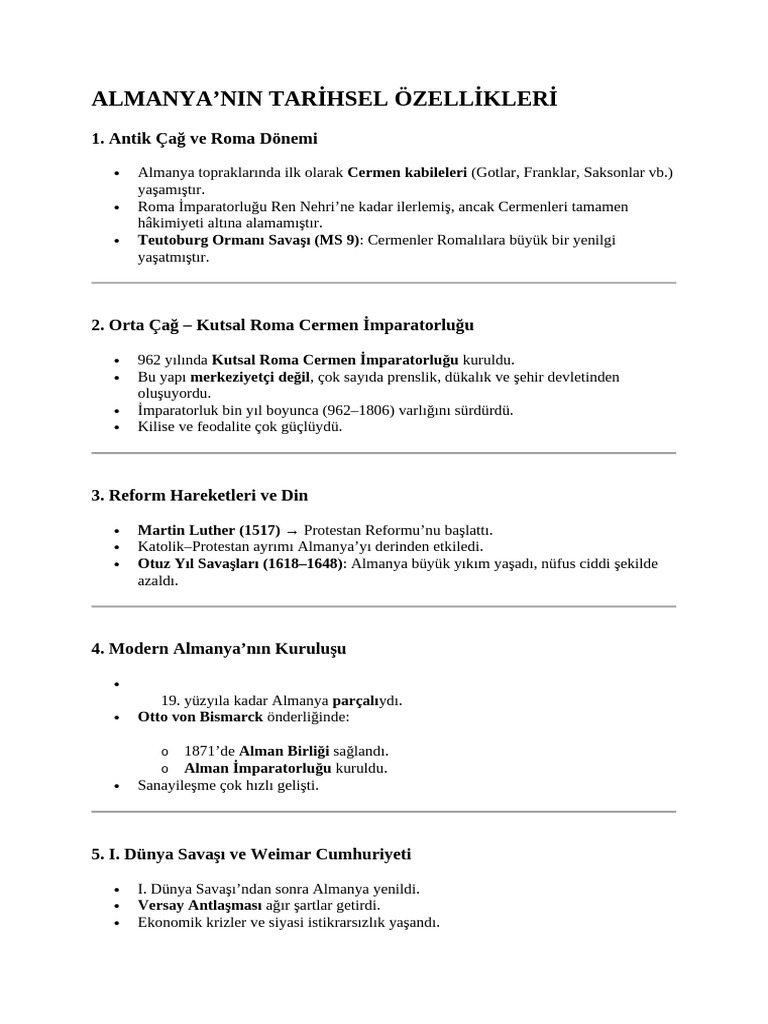 ALMANYA | PDF