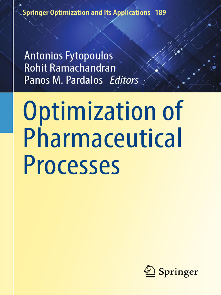 Optimization in Pharmaceutical Processes | PDF | Crystallization ...