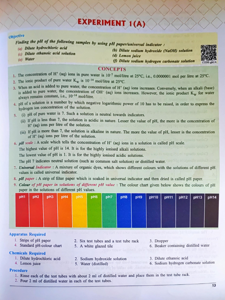 Chemistry Practical Work | PDF