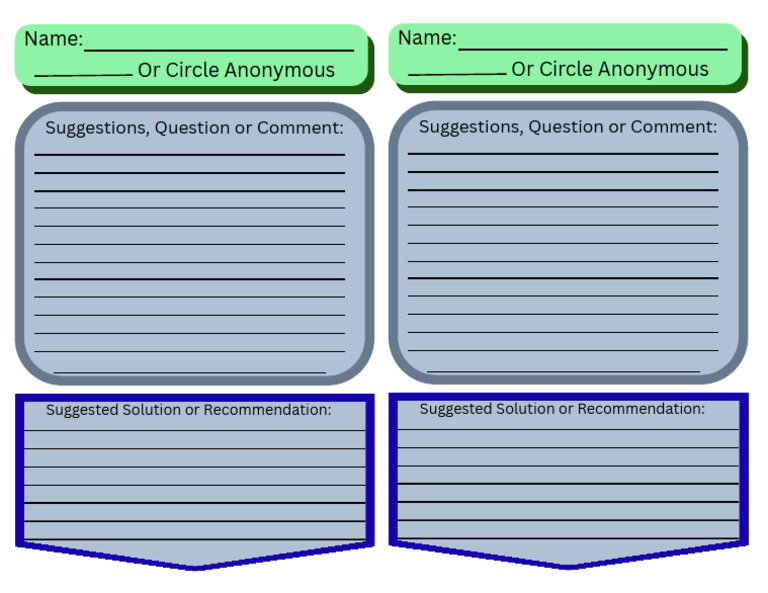 Suggestion Box | PDF