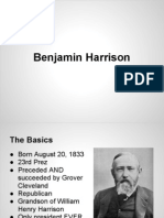 President Presentation- Benjamin Harrison