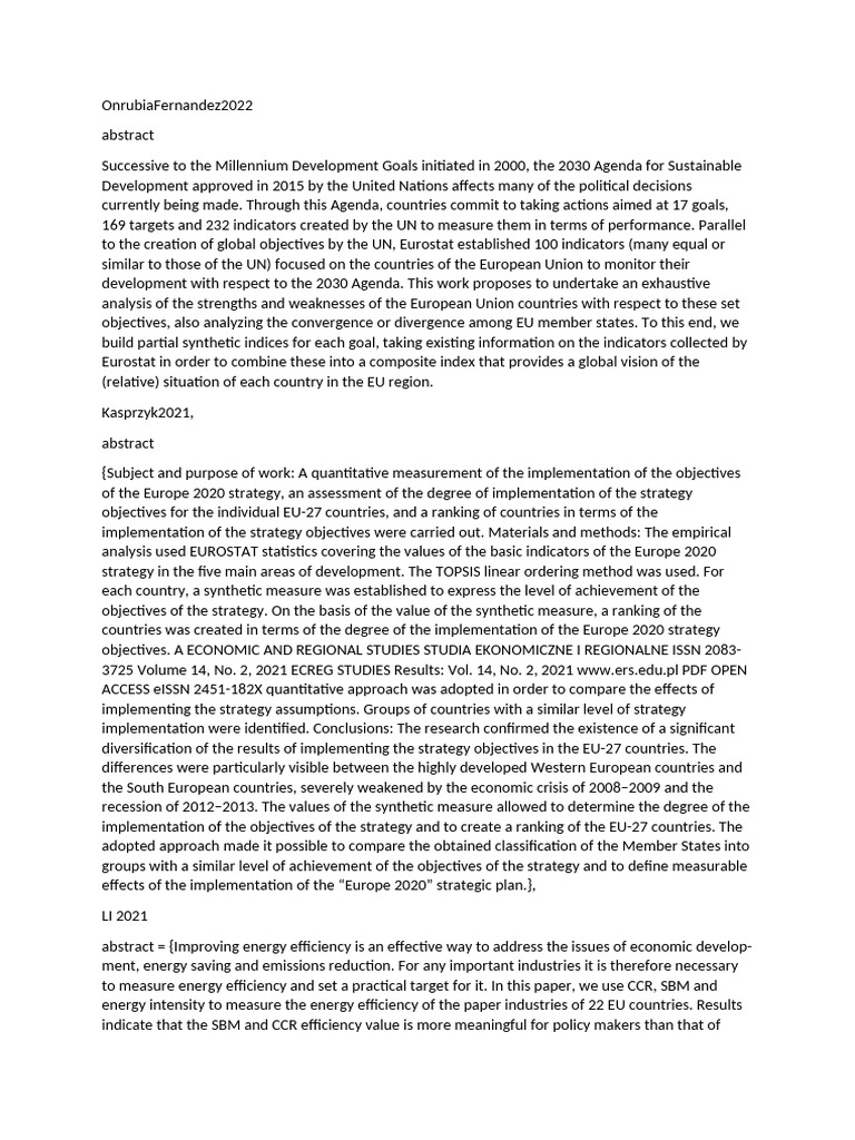 Abstract Paper 1 | PDF | Sustainability | Efficient Energy Use