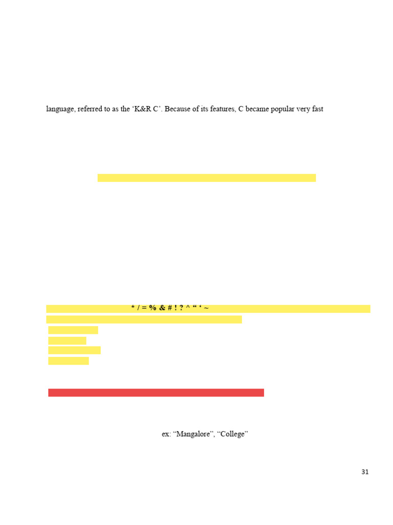Introduction to C Programming Basics | PDF | Integer (Computer Science ...