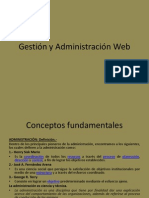 Gestión y Administración Web