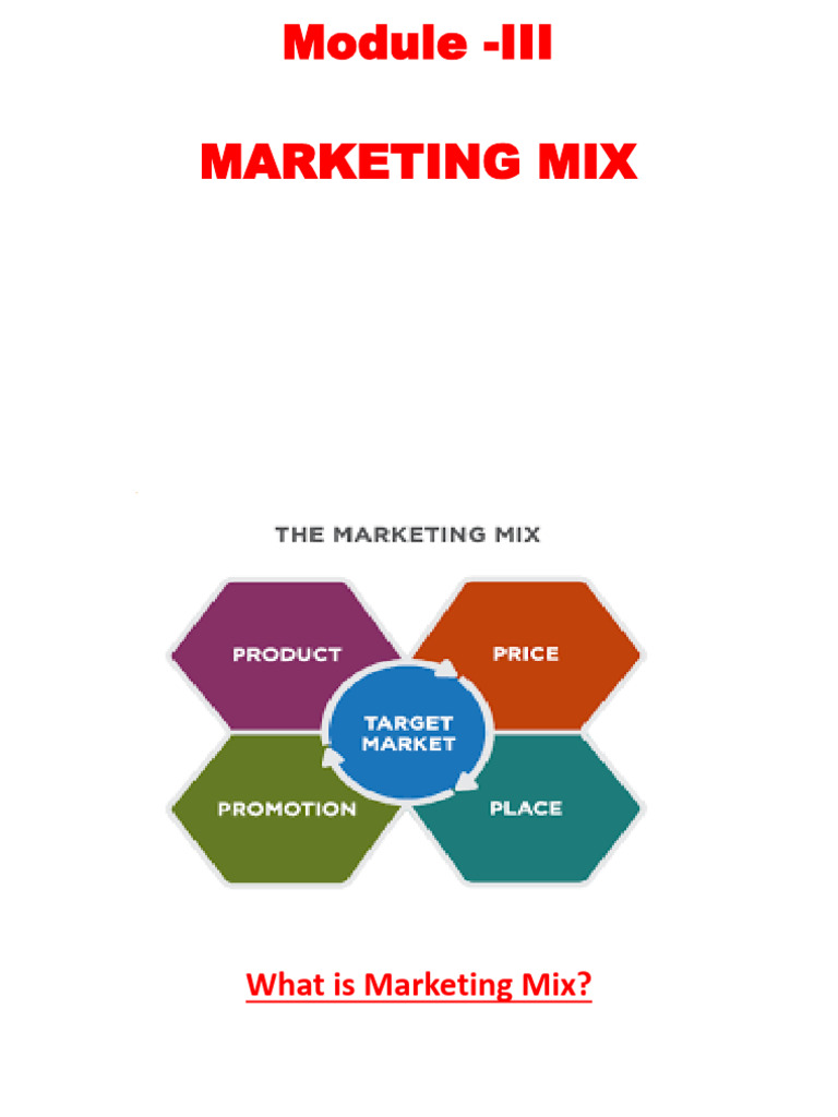 Understanding the Marketing Mix Elements | PDF | Pricing | Marketing