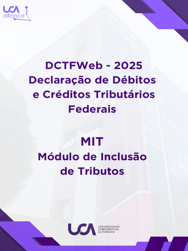 Unificação DCTF e DCTFWeb em 2025 | PDF | Imposto de Renda | Impostos