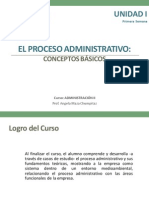 Proceso administrativo conceptos básicos