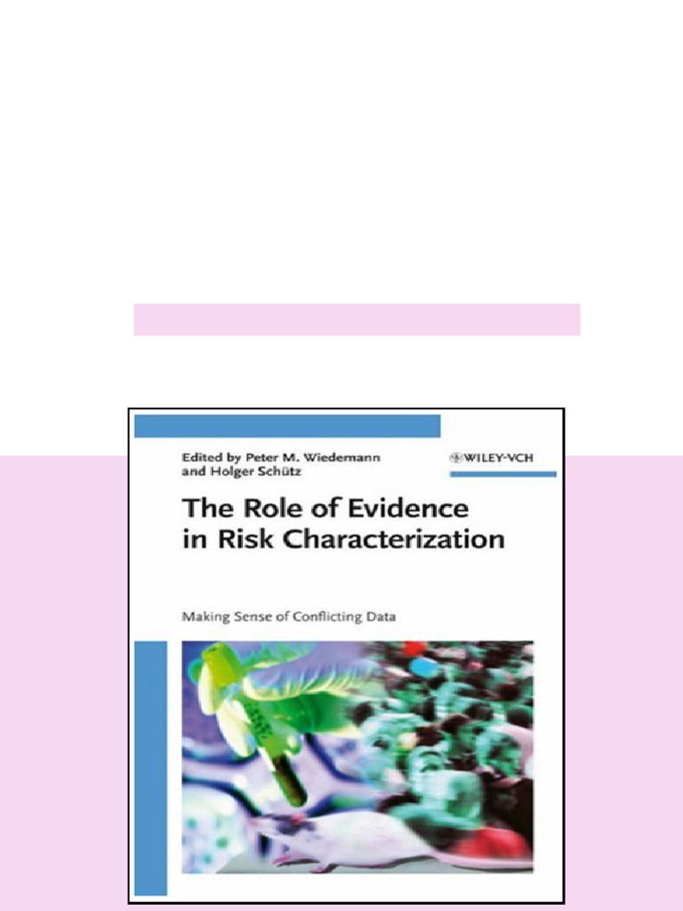 (Ebook) The Role of Evidence in Risk Characterization Making Sense of