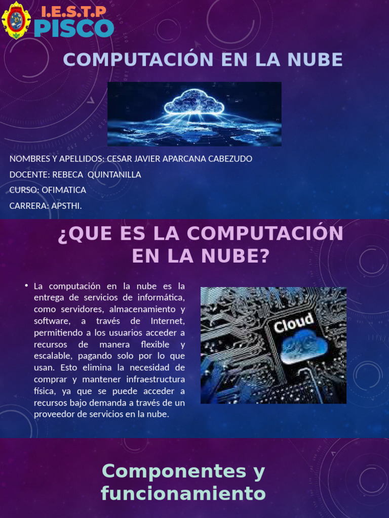 Computación en La Nube | PDF | Computación en la nube | Software de la ...