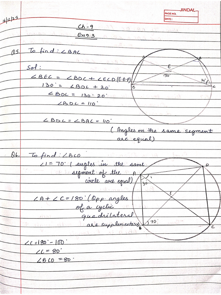 16-12-25 Maths CW | PDF