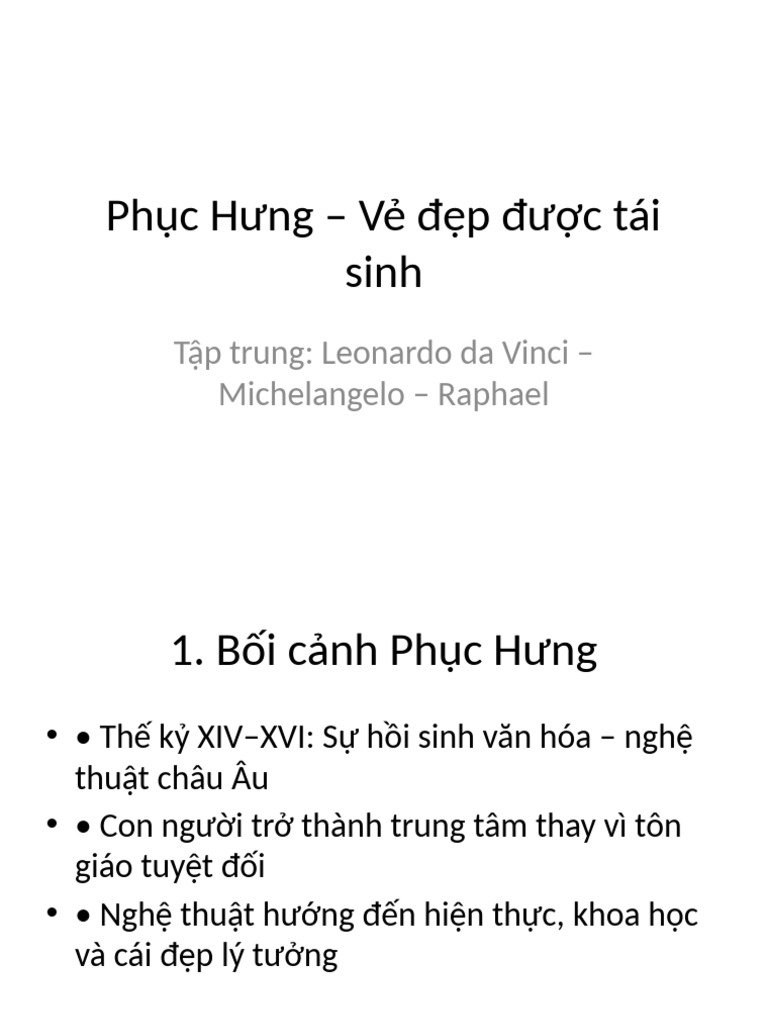 Phuc Hung Ve Dep Tai Sinh | PDF