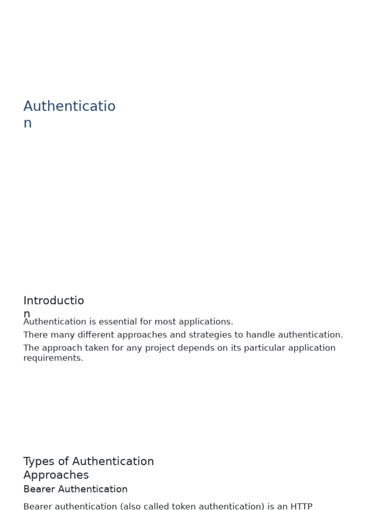 Authentication Strategies in NestJS | PDF | Http Cookie | Authentication