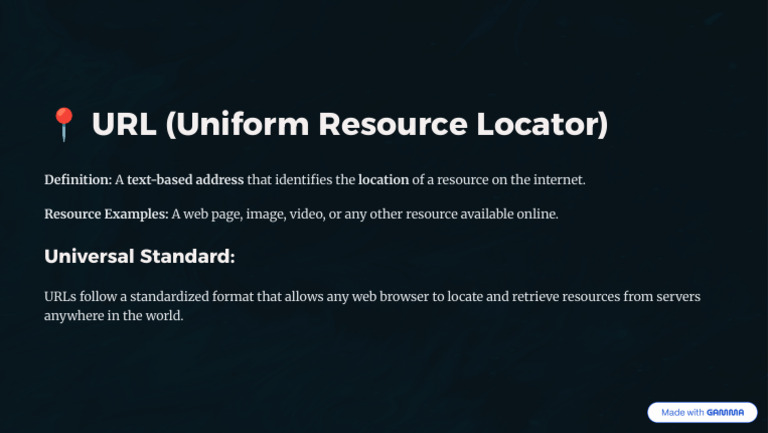 URL Uniform Resource Locator | PDF