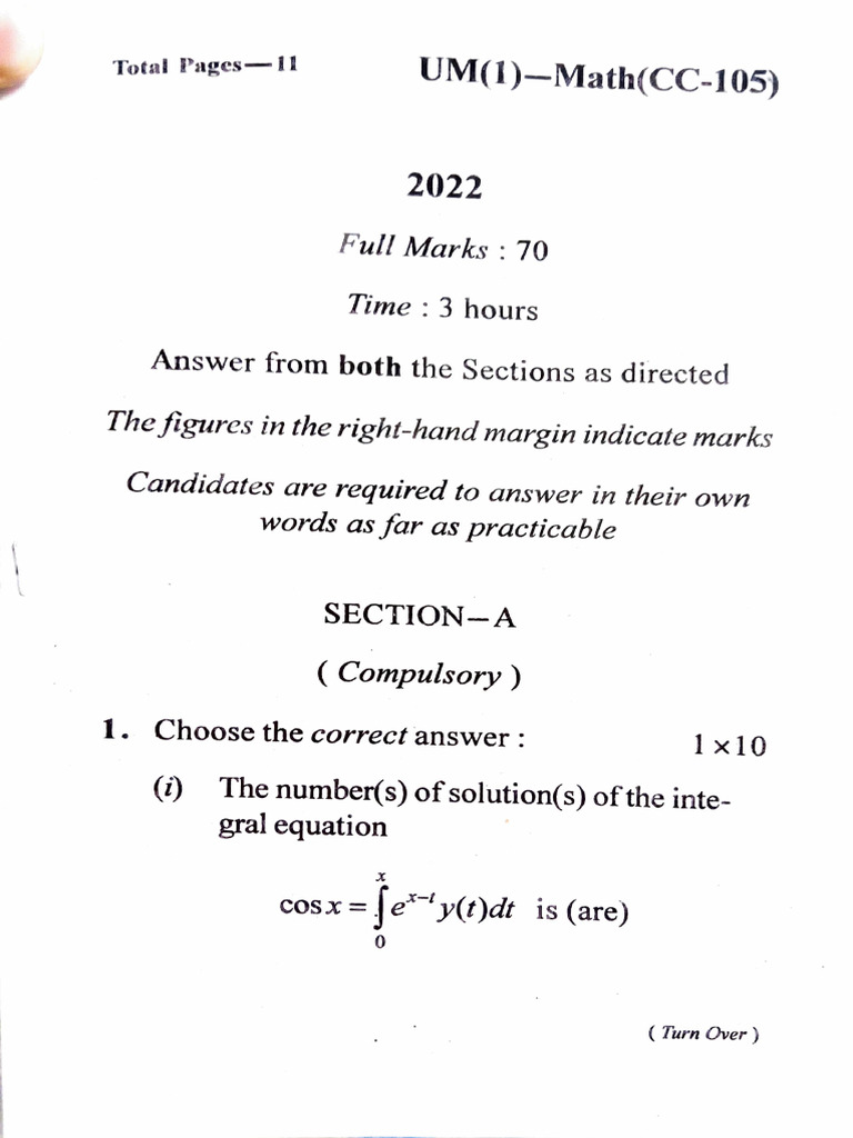 Math 2022 | PDF