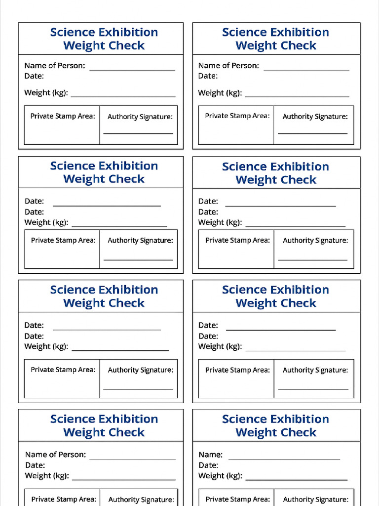 Weight Check Bills | PDF