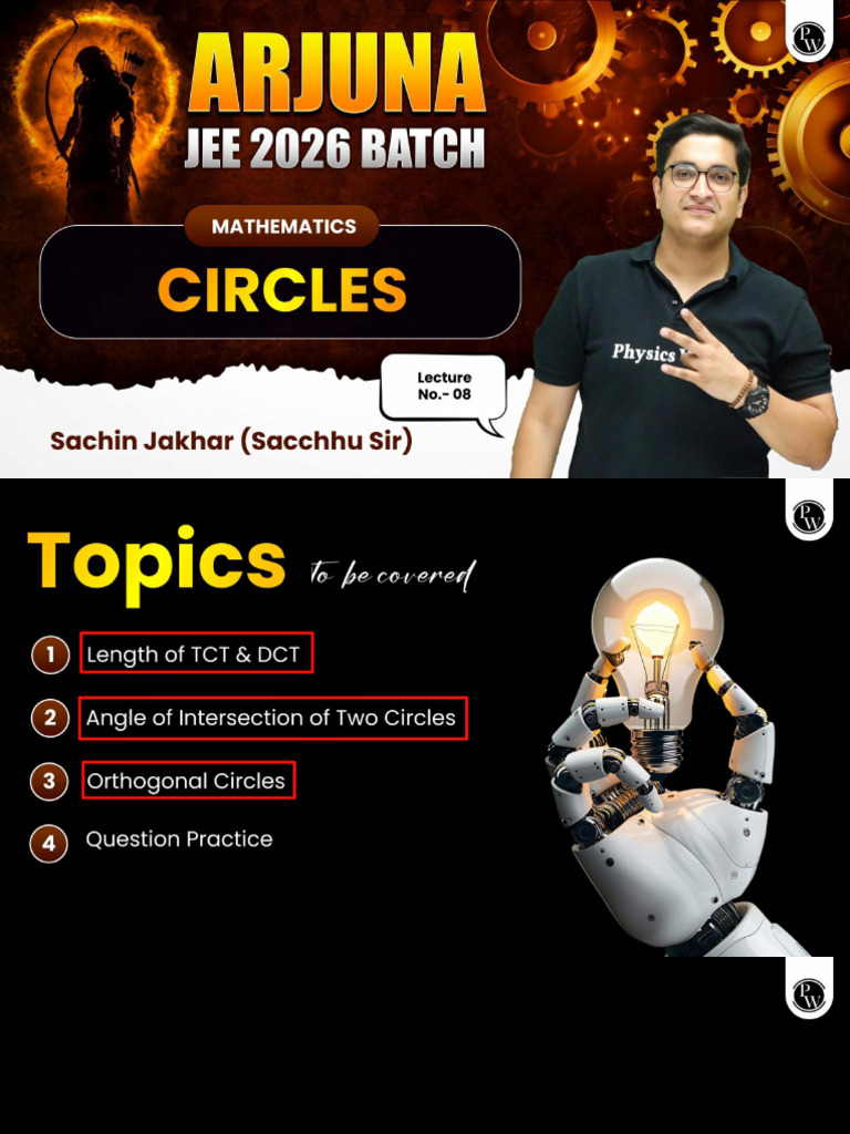 Circles 08 - Class Notes | PDF