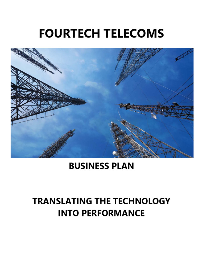 Fourtech Telecoms Business Plan Overview | PDF | Taxes | Investing