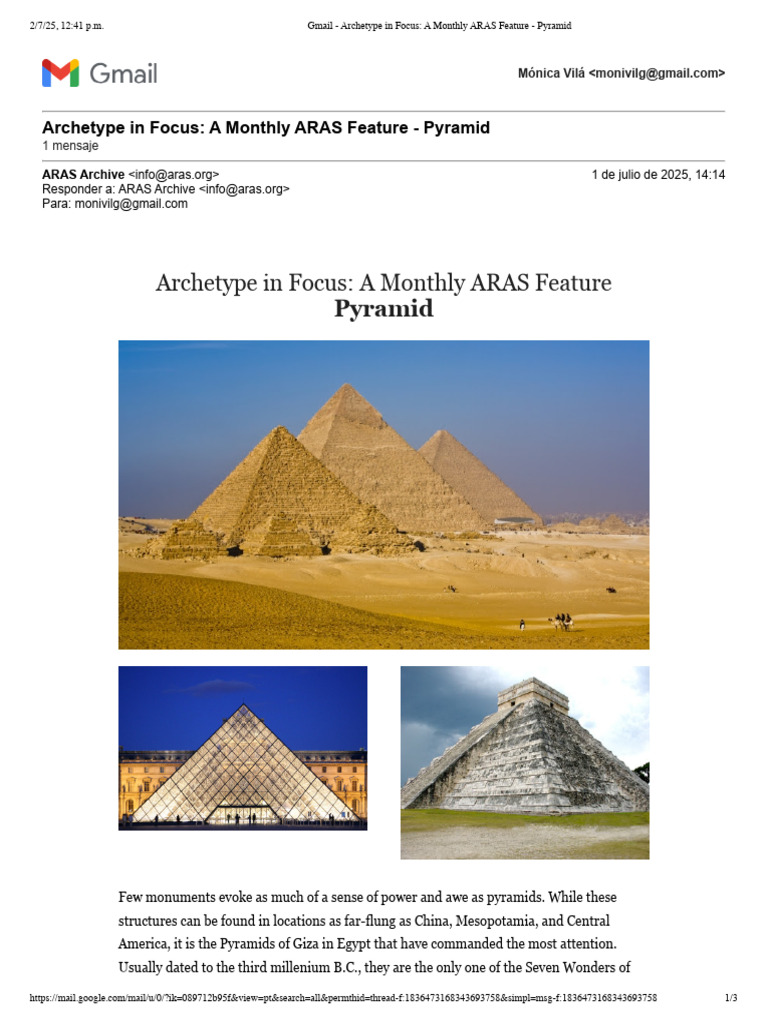 Exploring the Symbolism of Pyramids | PDF | Egyptian Pyramids