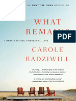 A Memoir by The Real Housewives of NYC cast member Carole Radziwill: What Remains