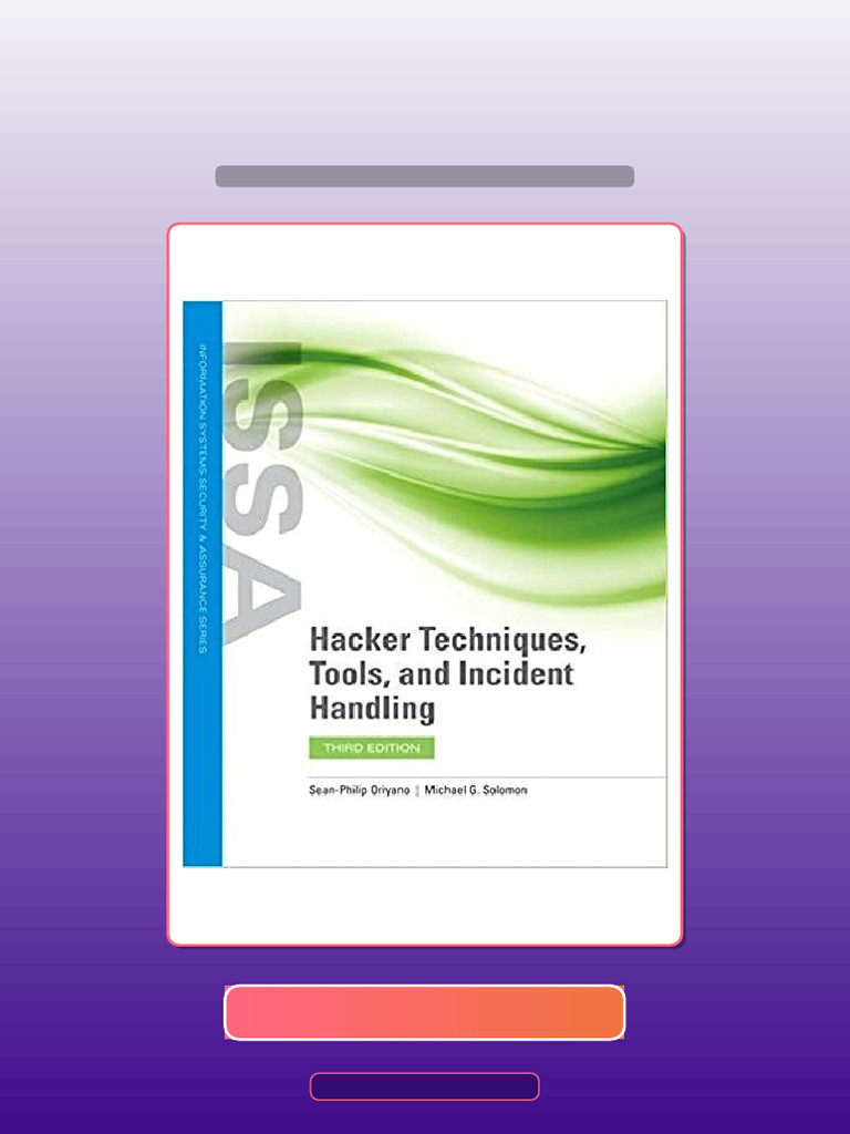 Test Bank for Hacker Techniques Tools and Incident Handling 3rd Edition ...