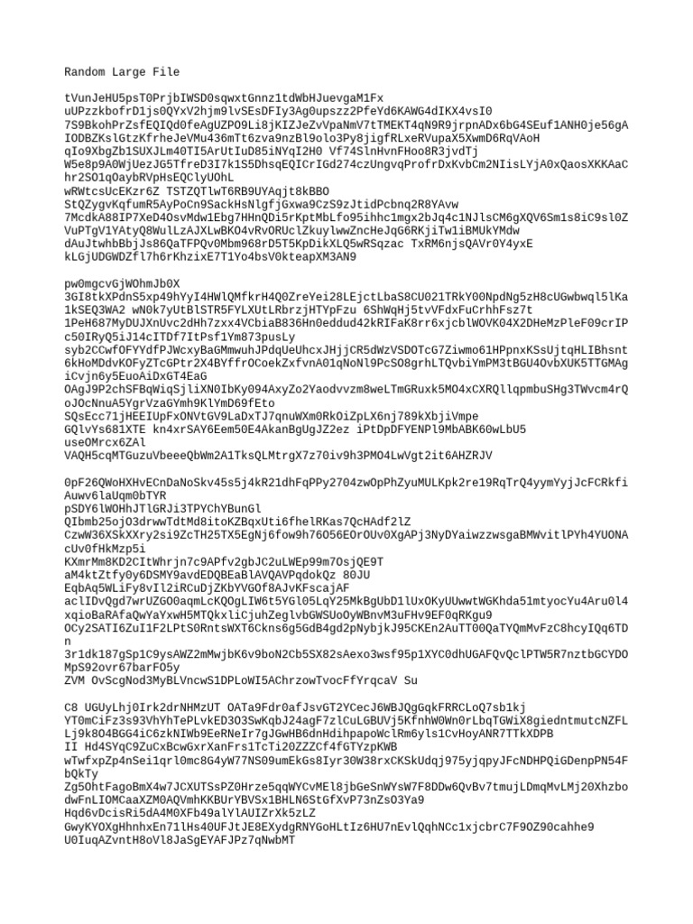 Large Random 25 | PDF