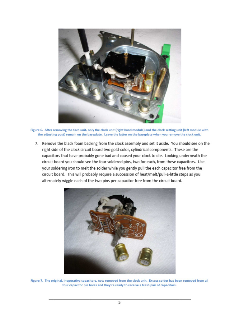 Repairing Clock Circuit Capacitors | PDF | Printed Circuit Board ...