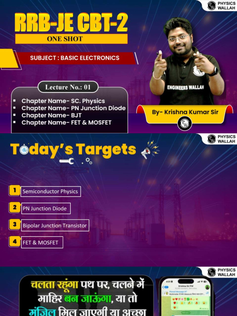 Basic Electronics Class Notes | PDF