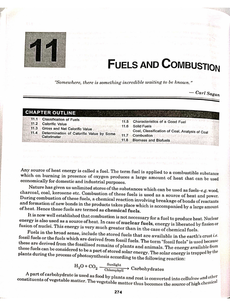 Fuels and coMBustiOn | PDF