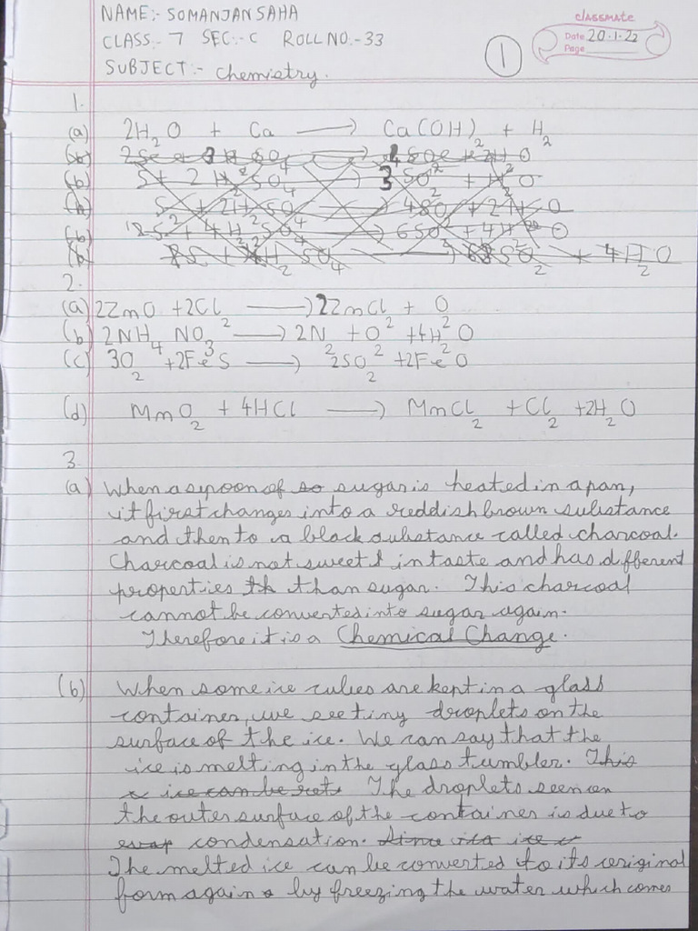 Chemical Reactions and Changes Explained | PDF