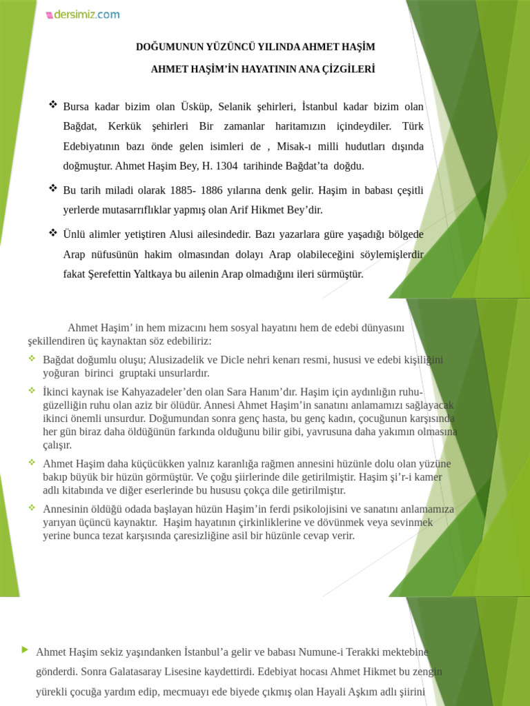 Ahmet-Hasim 1 | PDF
